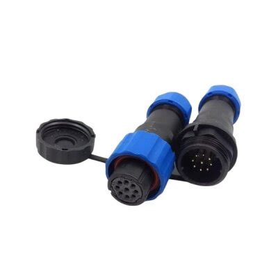 SD16 9 Pin 16mm Waterproof Connector Kit Motorobit - Motorobit.com