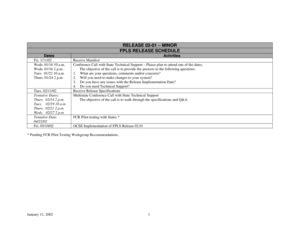 Fillable Online acf hhs RELEASE 01-01 MINOR - Administration for ...