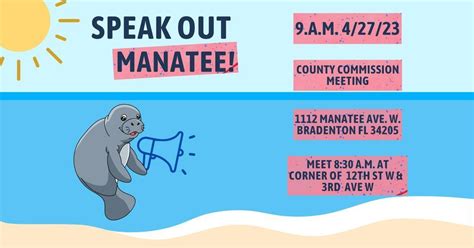Speak Out Manatee @ BoCC Land Use Meeting, 1112 Manatee Ave W ...