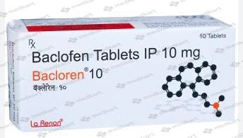 BACLOREN 10MG TABLET 10'S, Price, Composition & Generic Alternatives ...