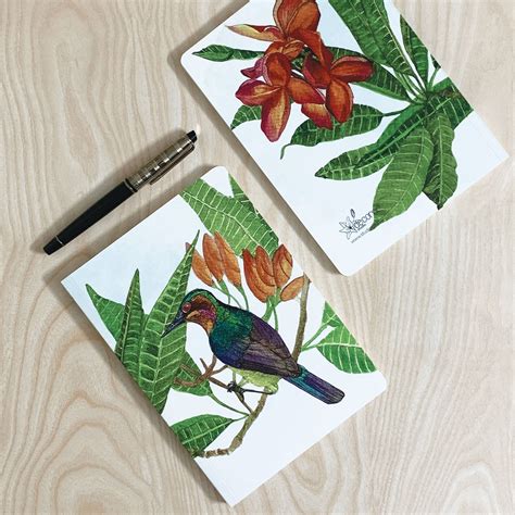 Iridescent Whispers - Birds of India - Notebook