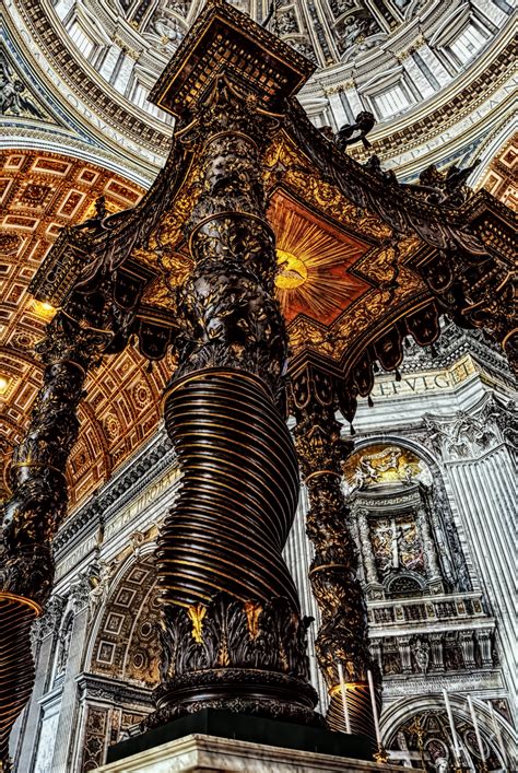 Baldachin of Saint Peters basilica by pingallery on deviantART ...
