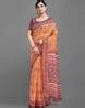 Buy Orange Sarees for Women by SHAILY Online | Ajio.com