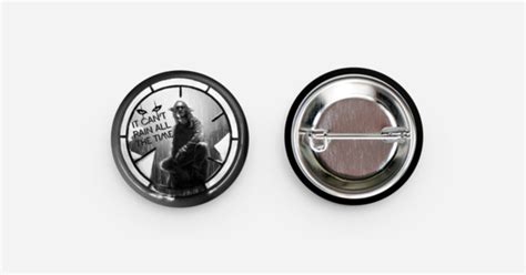 The Crow Pin by Robert Bach | 32 mm Round badges | Sticker Mule India
