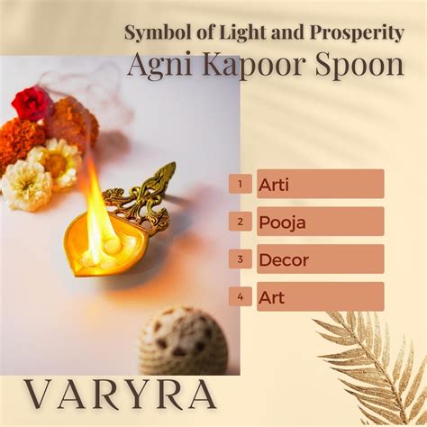 Buy Brass Kapoor Spoon for Puja, Mandir and Home by VARYRA