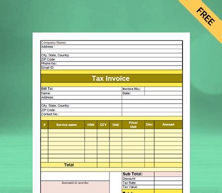 Ambulance Bill Format Free Download