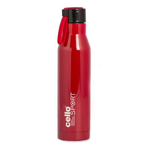 Cello Maestro Thermosteel Flask, 1 Litre, Red | 24 Hours Hot & Cold ...