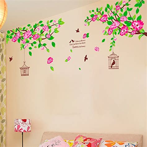 Decals Design 'Hibiscus Flowers' Wall Sticker (PVC Vinyl, 90 cm x 60 cm ...