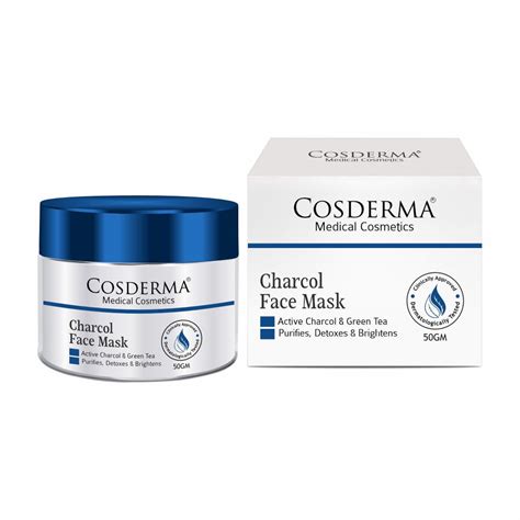 Cosderma Charcoal Face Mask with Green Tea | Purify & Detoxify the Skin ...