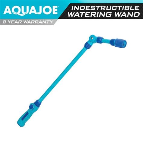 AQUA JOE 30 in. 3-Spray Pattern Telescoping Watering Wand with Tornado ...