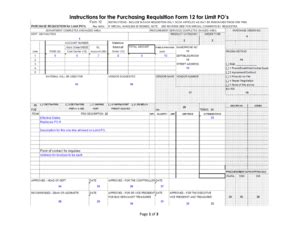 Fillable Online purdue F12 instructions for Limit POs - purdue Fax ...