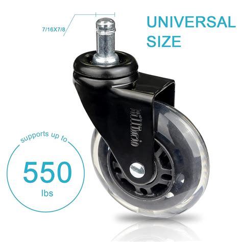 BillTnrio Office Chair Caster Wheels Set of 5,Replacement India | Ubuy