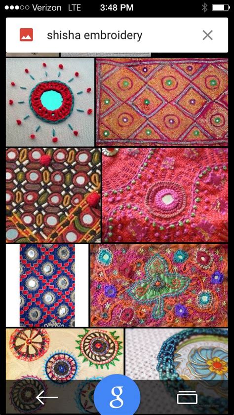 Image result for Shisha Embroidery Tutorial