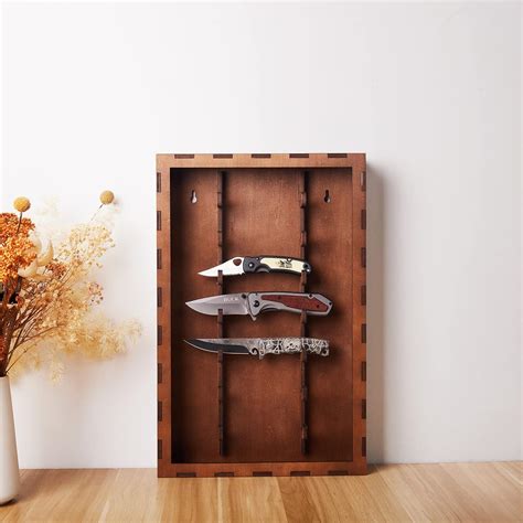 LZLPACKING pocket knife display case - Knife Stand for Collections ...