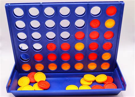 Connect 4 board game for kids,logical strategy game children red yellow ...