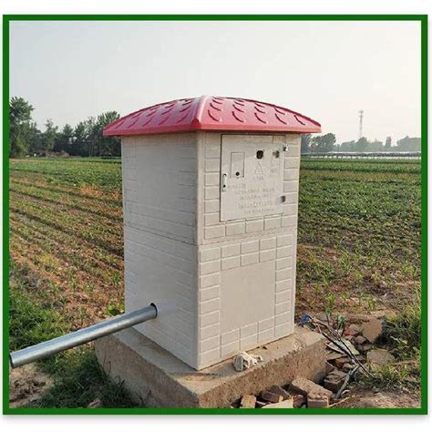 高标准农田灌溉用 玻璃钢机井箱 水利玻璃钢模压井房 品障