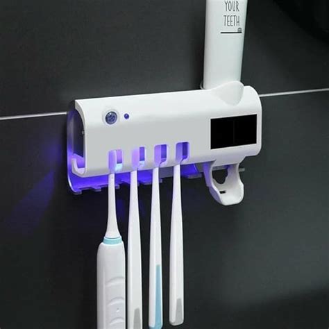 AJB Toothbrush Holder Wall Mounted,Toothbrush Dispenser,Toothbrush ...