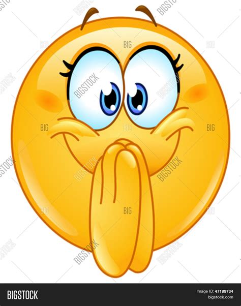 Vector y foto Emoticon Emocionado (prueba gratis) | Bigstock