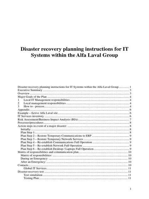 IT Disaster Recovery Examples 的图像结果