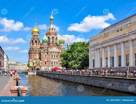 Church of the Savior on Spilled Blood, St. Petersburg, Russia Editorial ...