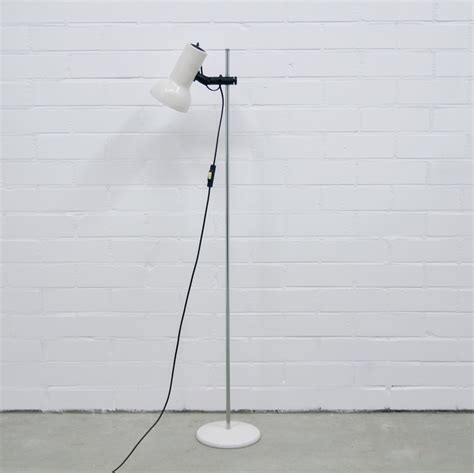 Vintage white spot floor lamp, 1960s | #266947