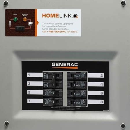 Generac 6853 30-Amp 240V Single-Phase Select Circuit Transfer System ...