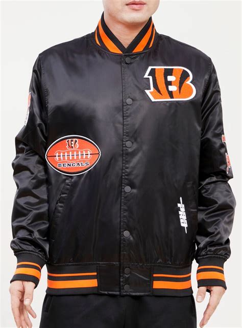 Pro Standard Jacket - Old English Satin Varsity - Cincinnati Bengals ...