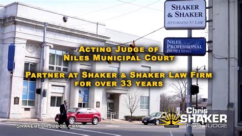Chris Shaker For Judge, Niles Municipal Court - YouTube