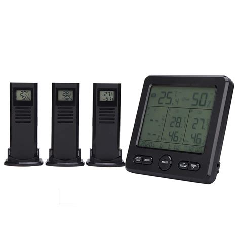 Ubervia® Weather Station, Weather Sensor, Wireless Measuring Tool with ...