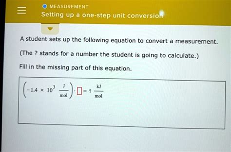 Image result for Setting Up the Math for a One Step Problem with Unit Conversion