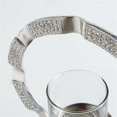 Buy Fiesta Metal and Glass Hurricane Candle Holder from Home Centre at ...