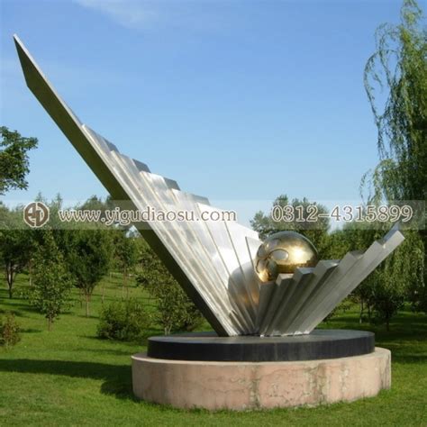 不锈钢广场雕塑摆件-不锈钢雕塑-曲阳县艺谷园林雕塑有限公司