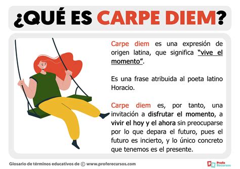 ¿Qué significa Carpe Diem?