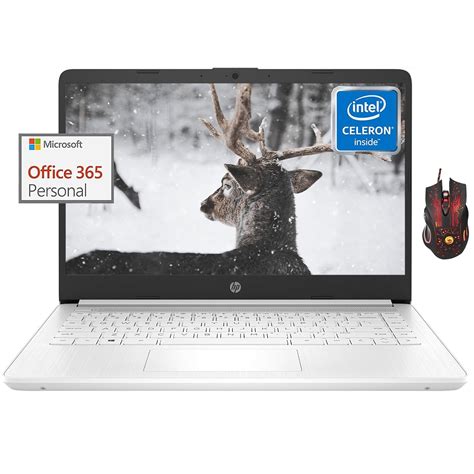 HP 14-inch Essential Laptop Computer - 1-Y Office 365, Intel Quad-Core ...