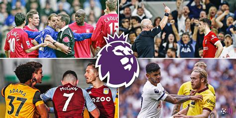 The 12 Premier League matches with the most yellow and red cards - list