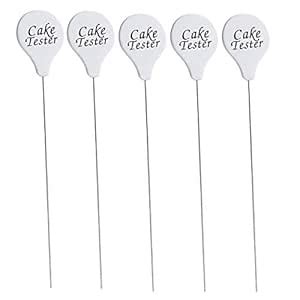 Buy 5Pcs Stainless Steel Cake Tester Reusable Metal Cake Testing Needle ...