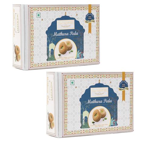 HALWAYEE.COM Mathura Peda Combo pack of 2 | Delicious Indian Sweet Made ...