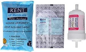 SHOPSWELLS KENT KIT Original UF Membrane, 1 Activated Carbon Pack,1 ...