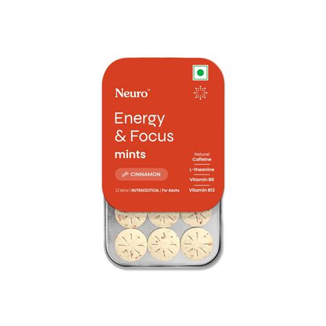 NeuroGum Energy Caffeine Mints - Sugar Free with L-theanine + Natural ...