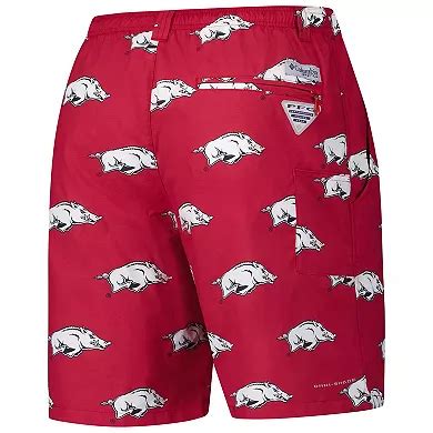 Men's Columbia Cardinal Arkansas Razorbacks PFG Backcast III Omni-Shade ...