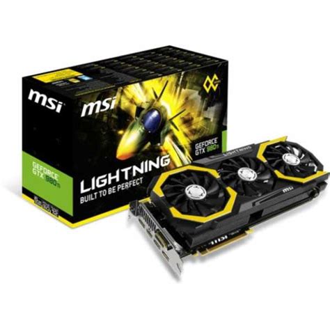 MSI GTX 980Ti Lightning OC Edition 6GB GDDR5 Graphics Card Price in ...