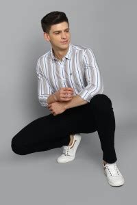 Allen Solly Men Striped Casual Multicolor Shirt - Buy Allen Solly Men ...