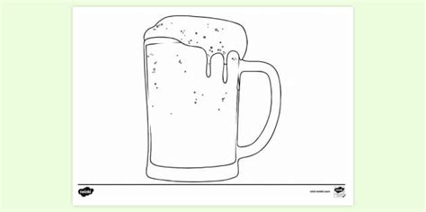 Beer Colouring Sheet | Colouring Sheets (teacher made)