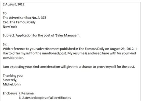 With reference to an advertisement in the newspaper, you are applying ...