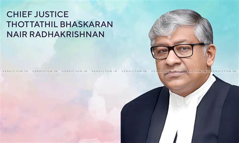 Former Calcutta HC Chief Justice Thottathil Bhaskaran Nair ...