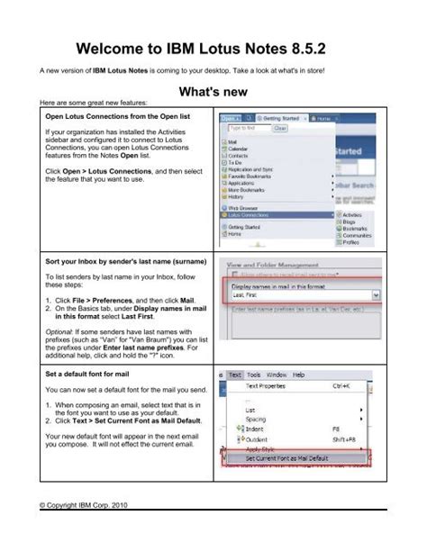 IBM Lotus Notes 8.5 User Guide 的图像结果