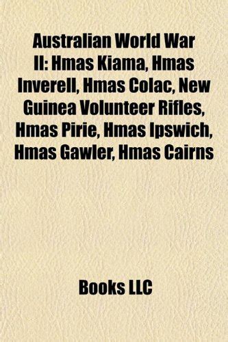 Buy Australian World War II Introduction: Hmas Kiama, Hmas Inverell ...