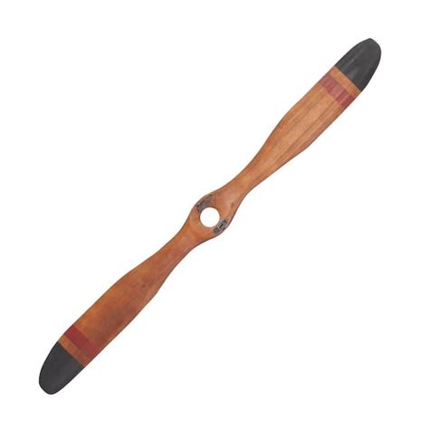 Wood Brown 2 Blade Airplane Propeller Wall Decor | Ubuy India
