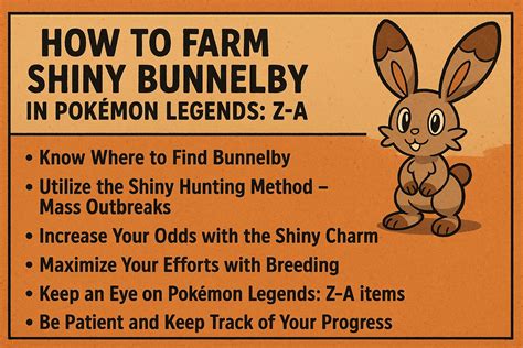 How to Farm Shiny Bunnelby in Pokémon Legends: Z-A – Game4Leveling