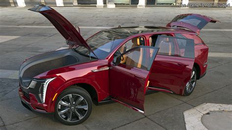 3D model Cadillac Escalade IQ EV Black Cherry Tincoat Rigged for Maya ...